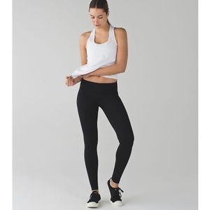 lululemon wunder under pant regular rise blk sz2